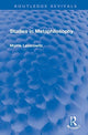 Book cover of: Studies in Metaphilosophy. By: Morris Lazerowitz