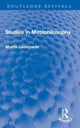Book cover of: Studies in Metaphilosophy. By: Morris Lazerowitz