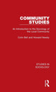 Book cover of: Community Studies. By: Colin Bell