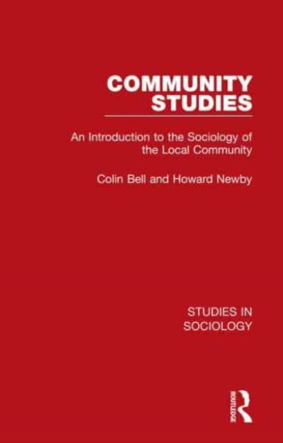 Book cover of: Community Studies. By: Colin Bell