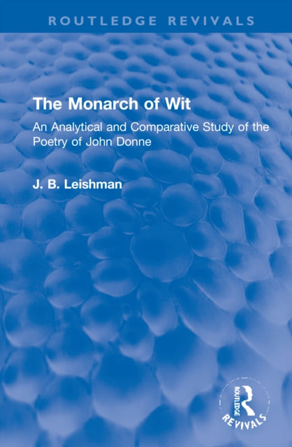 Book cover of: Monarch of Wit. By: J. B. Leishman