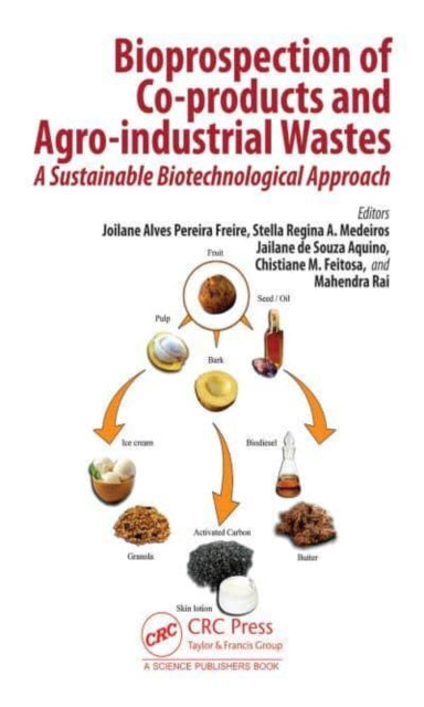 Book cover of: Bioprospection of Co-products and Agro-industrial Wastes. By: Joilane Alves Pereira Freire