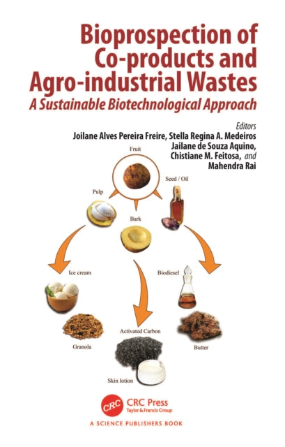 Book cover of: Bioprospection of Co-products and Agro-industrial Wastes. By: Joilane Alves Pereira Freire