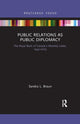 Book cover of: Public Relations as Public Diplomacy. By: Sandra L. Braun