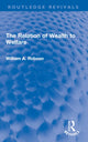 Book cover of: Relation of Wealth to Welfare. By: William Robson