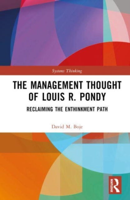 Book cover of: Management Thought of Louis R. Pondy. By: David M. Boje