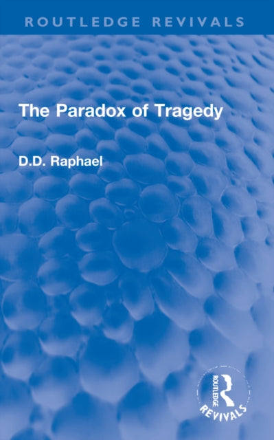 Book cover of: Paradox of Tragedy