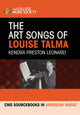 Book cover of: Art Songs of Louise Talma. By: Kendra Preston Leonard
