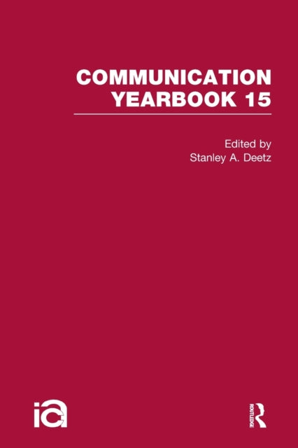 Book cover of: Communication Yearbook 15