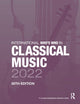 Book cover of: International Who's Who in Classical Music 2022. By: Europa Europa Publications