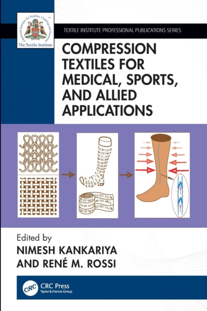 Book cover of: Compression Textiles for Medical, Sports, and Allied Applications. By: Nimesh Kankariya