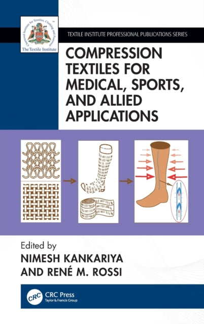 Book cover of: Compression Textiles for Medical, Sports, and Allied Applications. By: Nimesh Kankariya