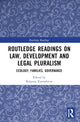 Book cover of: Routledge Readings on Law, Development and Legal Pluralism. By: Kalpana Kannabiran