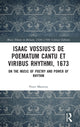Book cover of: Isaac Vossius's De poematum cantu et viribus rhythmi, 1673. By: Peter Martens