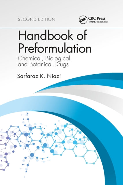 Book cover of: Handbook of Preformulation. By: Sarfaraz Niazi