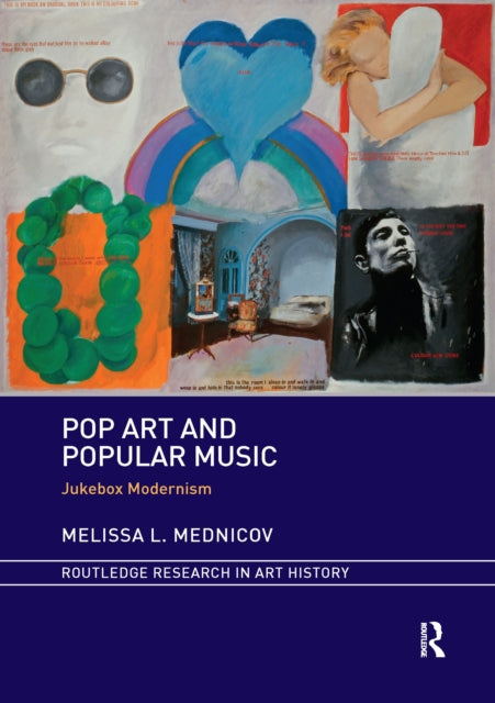 Book cover of: Pop Art and Popular Music. By: Melissa L. Mednicov