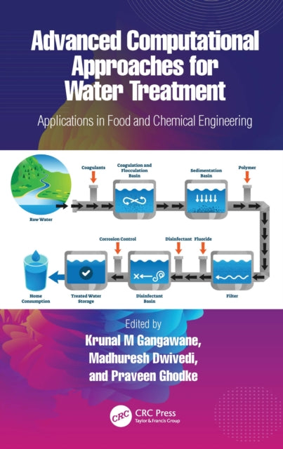 Book cover of: Advanced Computational Approaches for Water Treatment. By: Krunal Gangawane