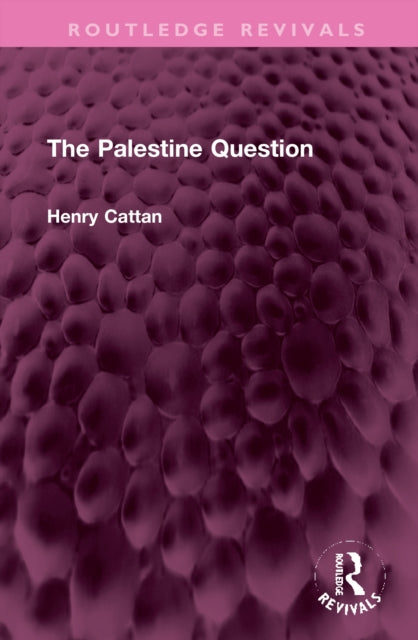 Book cover of: Palestine Question. By: Henry Cattan