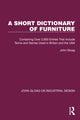 Book cover of: Short Dictionary of Furniture. By: John Edwards Gloag