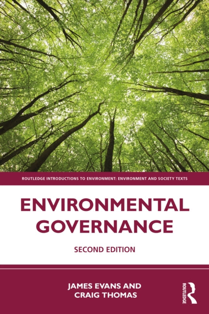 Book cover of: Environmental Governance. By: Evans, James