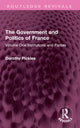 Book cover of: Government and Politics of France. By: Dorothy Pickles