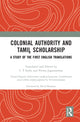 Book cover of: Colonial Authority and Tamil Scholarship. By: Ct Indra