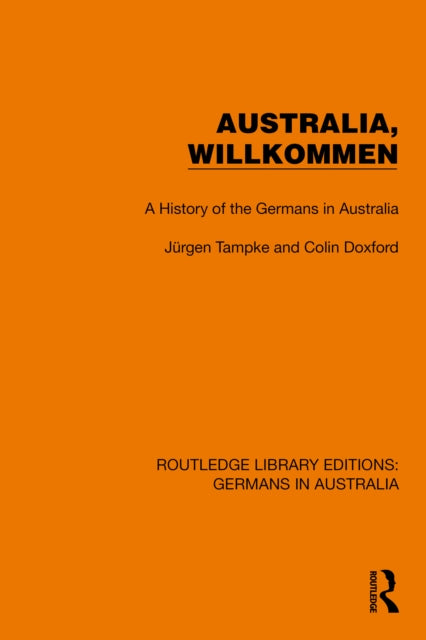 Book cover of: Australia, Wilkommen. By: Jürgen Tampke