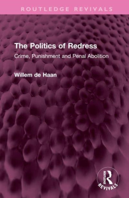 Book cover of: Politics of Redress. By: Willem De Haan