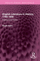 Book cover of: English Literature in History, 1780-1830. By: Roger Sales
