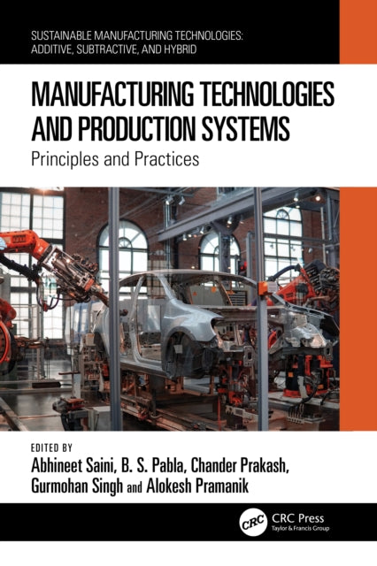 Book cover of: Manufacturing Technologies and Production Systems