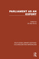 Book cover of: Parliament as an Export. By: Sir Alan Burns