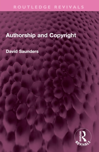 Book cover of: Authorship and Copyright