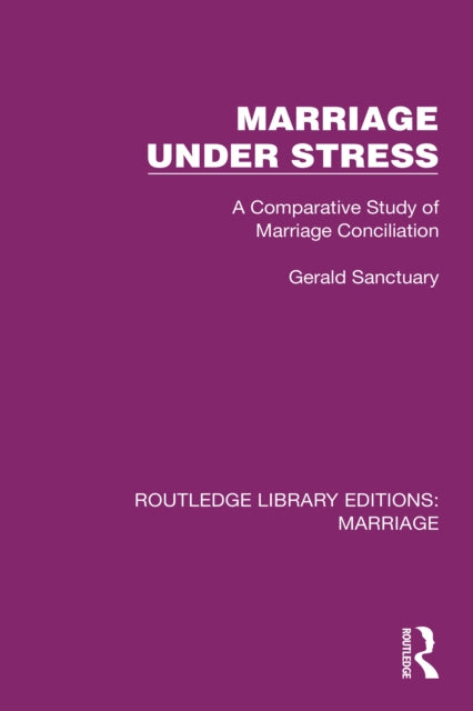 Book cover of: Marriage Under Stress