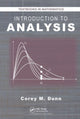 Book cover of: Introduction to Analysis. By: Corey M. Dunn