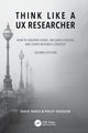 Book cover of: Think Like a UX Researcher. By: David Travis