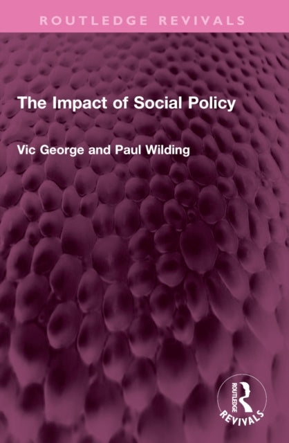 Book cover of: Impact of Social Policy