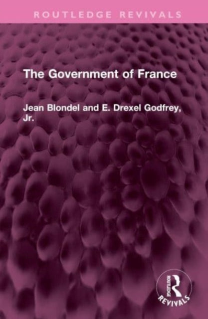Book cover of: Government of France. By: Jean Blondel