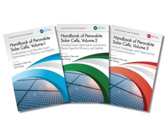 Book cover of: Handbook of Perovskite Solar Cells, Three-Volume Set