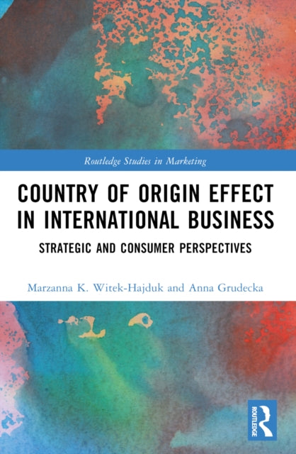 Book cover of: Country-of-Origin Effect in International Business. By: Marzanna Katarzyna Witek-Hajduk