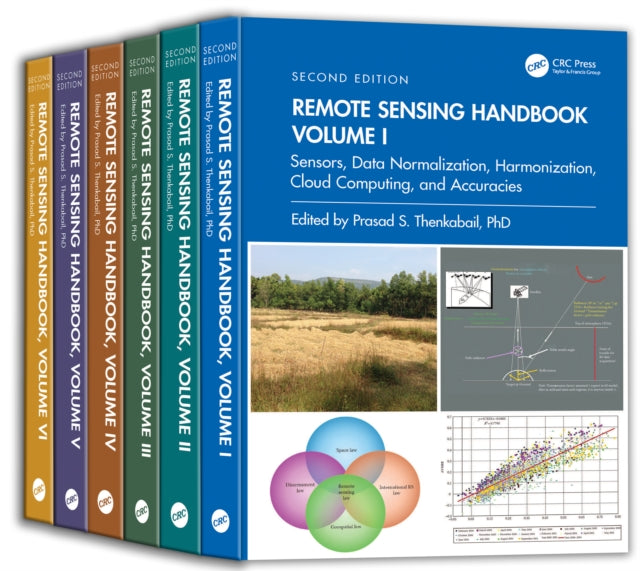 Book cover of: Remote Sensing Handbook, Second Edition, Six Volume Set. By: Prasad Thenkabail