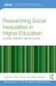 Book cover of: Researching Social Inequalities in Higher Education. By: Vikki Boliver