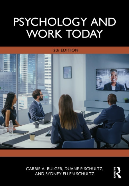 Book cover of: Psychology and Work Today