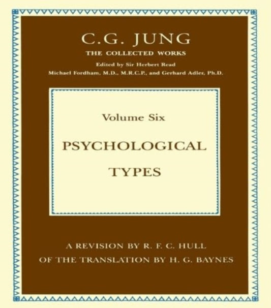 Book cover of: Psychological Types. By: Carl Gustav Jung