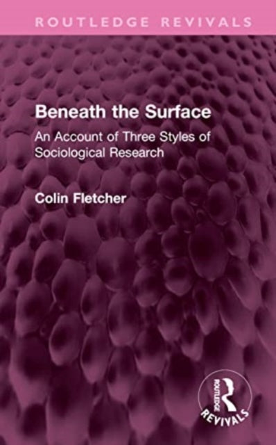Book cover of: Beneath the Surface. By: Colin Fletcher