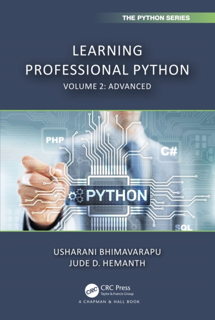 Book cover of: Learning Professional Python. By: Usharani Bhimavarapu