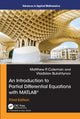 Book cover of: Introduction to Partial Differential Equations with MATLAB. By: Matthew P. Coleman