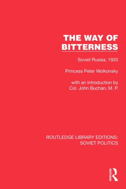 Book cover of: Way of Bitterness