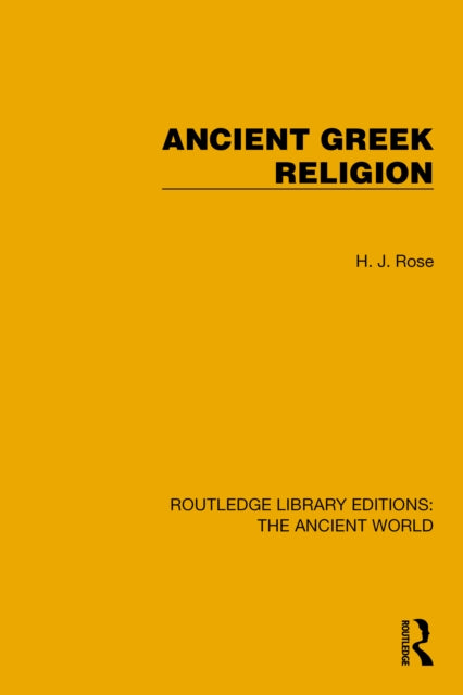 Book cover of: Ancient Greek Religion