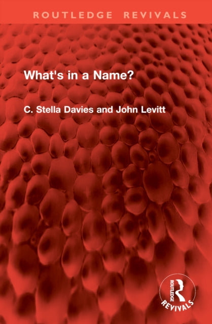 Book cover of: What's in a Name?. By: C. Stella Davies