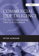 Book cover of: Commercial Due Diligence. By: Peter Howson